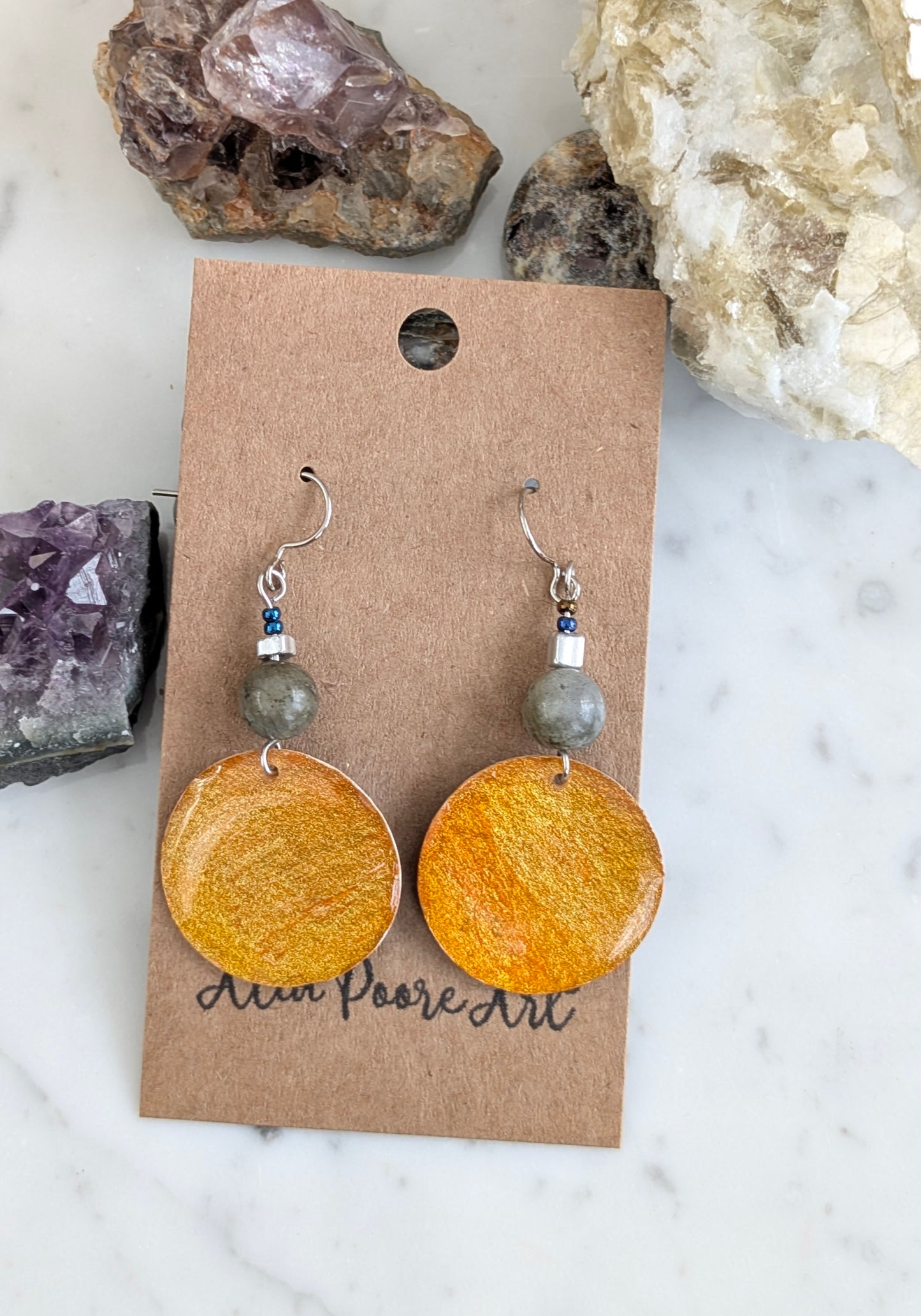 Art Deco "Dual-Light" Geometric Dangles