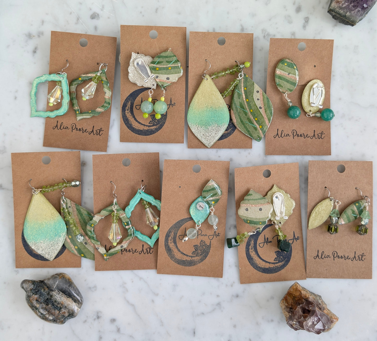 'The Peridot" Earring Collection