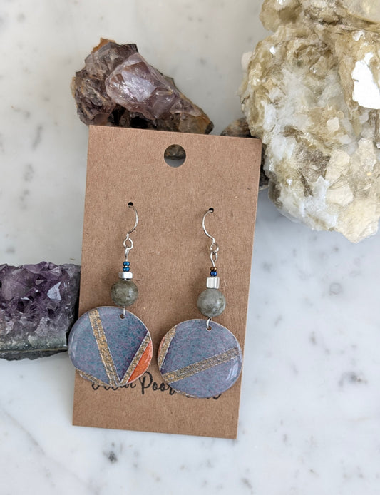 Art Deco "Dual-Light" Geometric Dangles