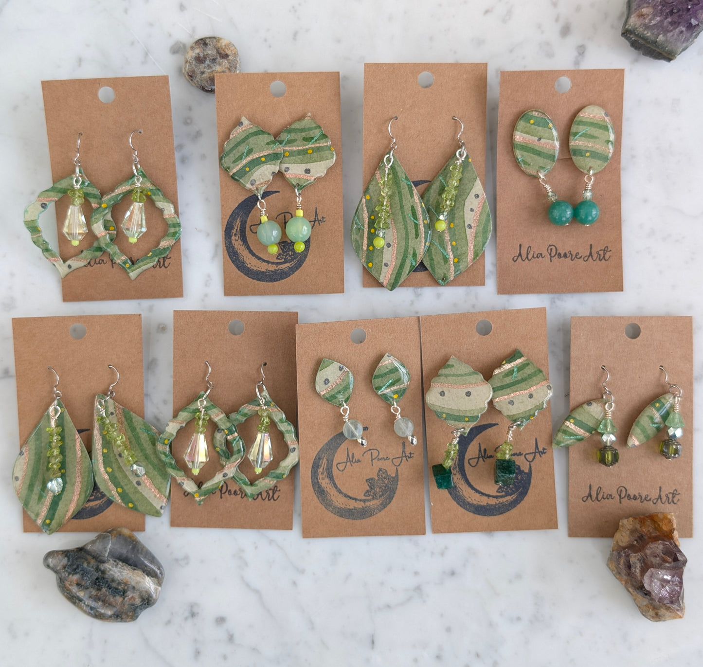'The Peridot" Earring Collection