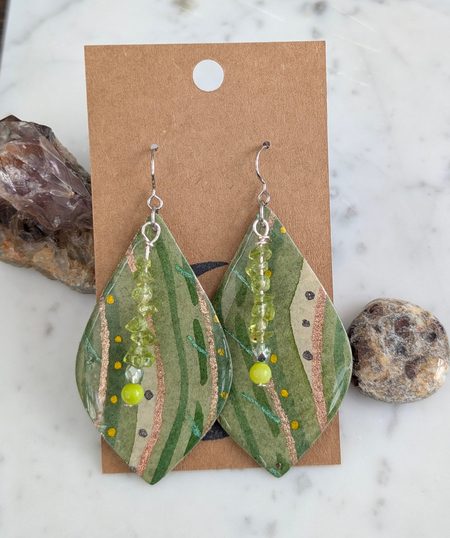 'The Peridot" Earring Collection