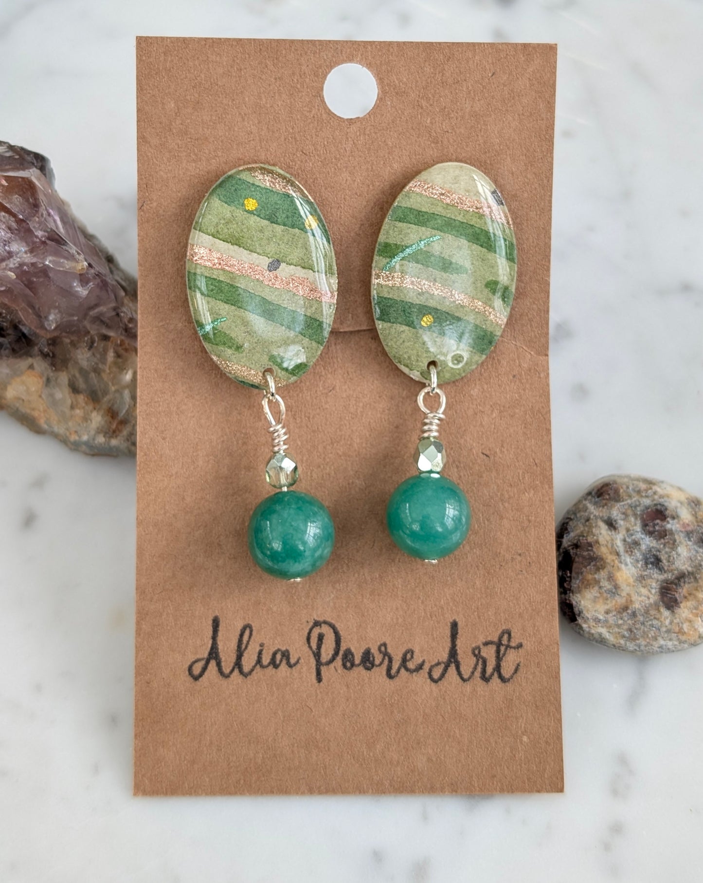 'The Peridot" Earring Collection