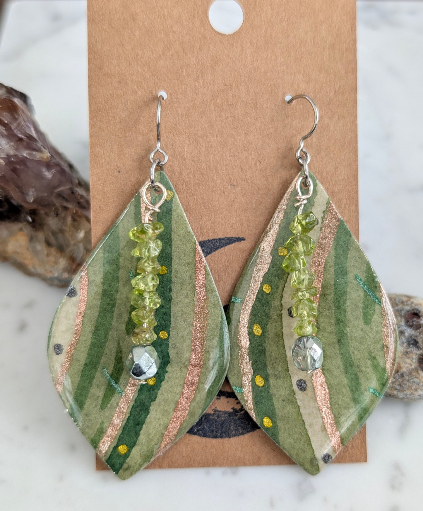 'The Peridot" Earring Collection