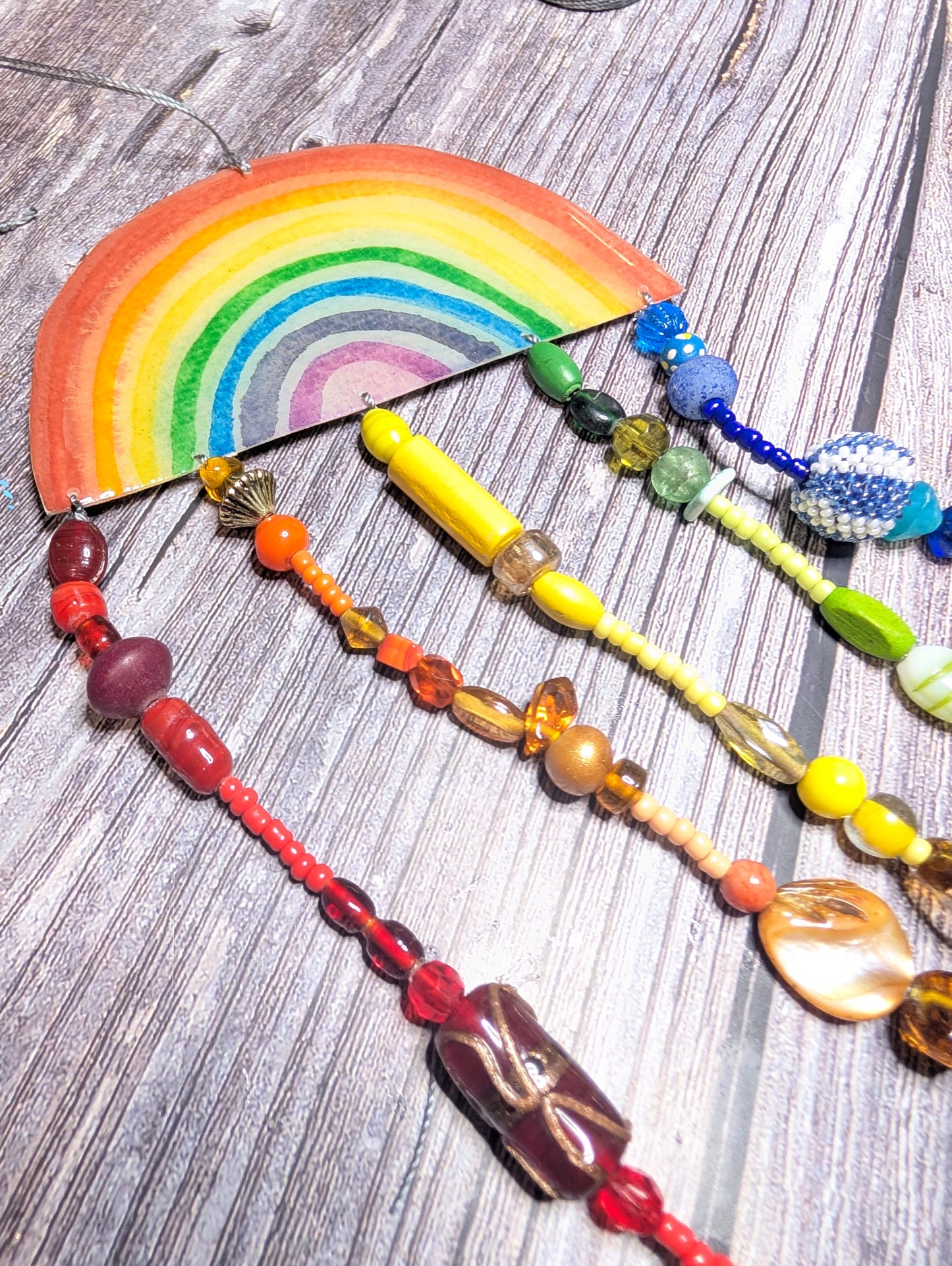 Rainbow Boho Suncatcher