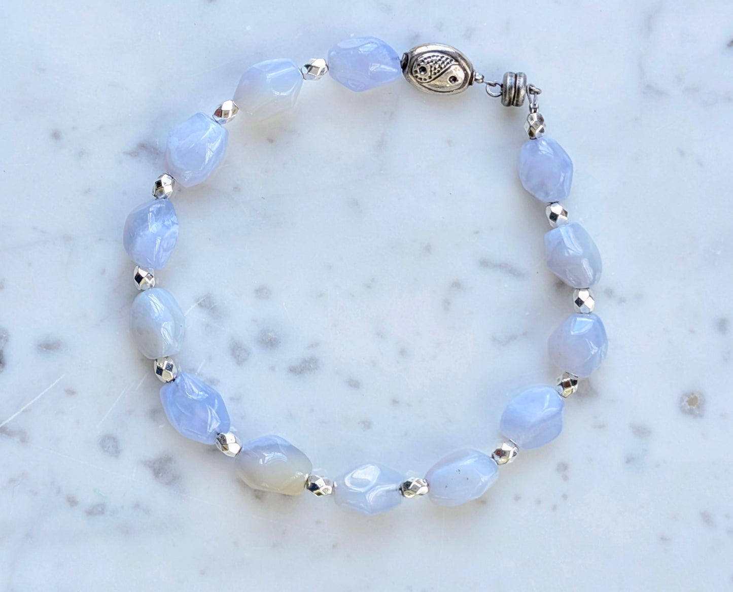 "Guided Truth" Tarot & Blue Lace Agate Set